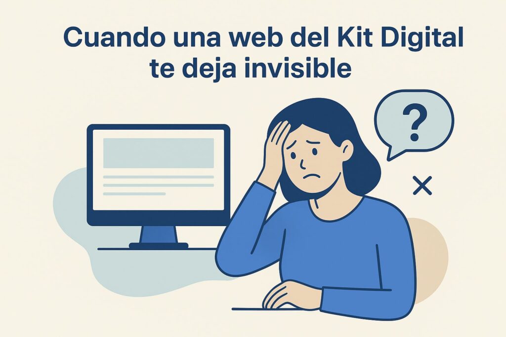 Cuando una web del Kit Digital te deja invisible